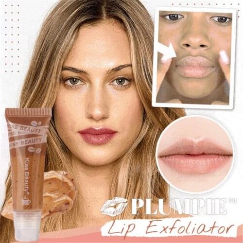 Coffee Exfoliating Lip Scrub Cream Remove Dead Skin Moisturizing Coffee Lip Exfoliating Gel Lip Mask Night Sleep Lip Balm