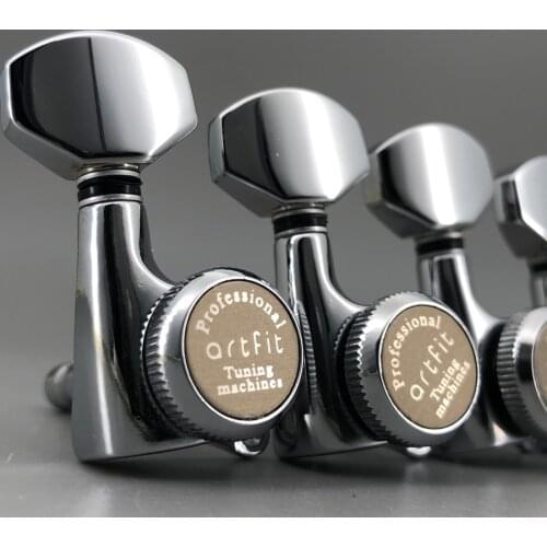 6 Pieces SG Series Locking Deluxe Guitar Machine Head Tuners Tuning Pegs Chrome Finish Right Hand Left Hand Available