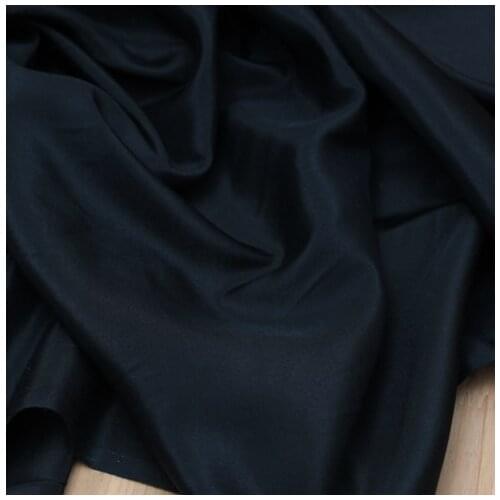LEO&LIN Thin section summer child 12momme really soft cotton black 140CM 18 cloth fabric patchwork (1 meter)