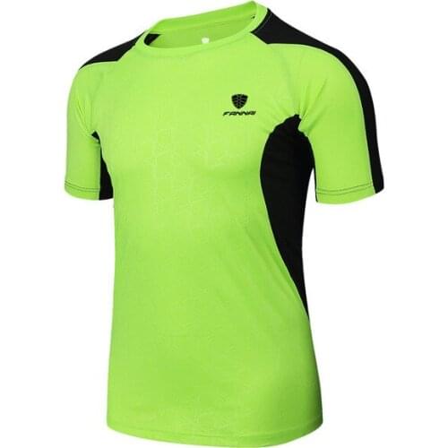 Fashion Summer Style Athletic Design Men Personalized Running T-shirt Sports O-neck Short-sleeve Quick Dry Top T Shirt