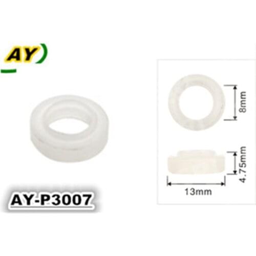 Wholesale 100pieces Fuel injector oring retainer plastic seal for fuel injector repair kit (AY-P3007 13*4.75*8mm)