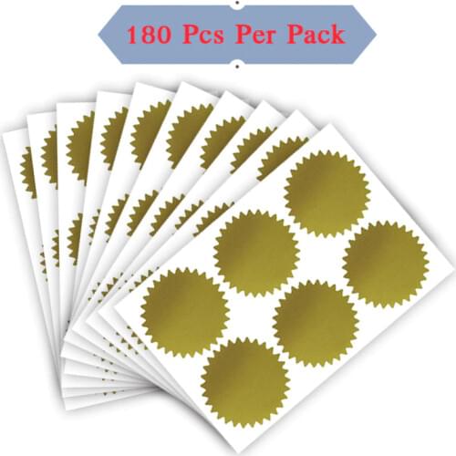 2020 New Trend Self-adhesive Gold Envelope Sticker Lace Shape Serrated Labels Stamp Embossed for Thanks and Invitation Letters