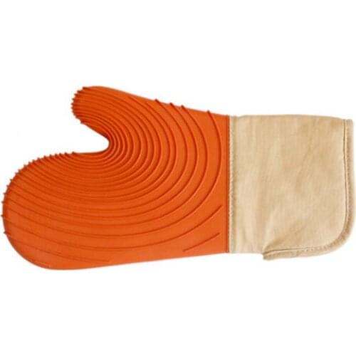 Silicone ovens Microwave gloves Anti Hot Non-Slip Heat Hot Pot Mitts anti-freezing Pad for BBQ Kitchen Baking Cooking Tool