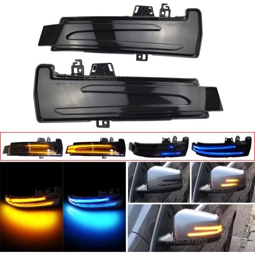LED Side Mirrors Turn Signal Light Indicator Flashing Water Dynamic Blinke For Mercedes Benz W176 W204 W246 C216 C117 C218