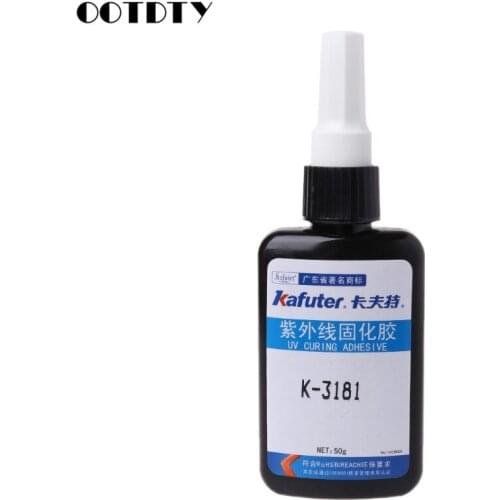 UV Light Adhesive Strong Bonding For Metal Wood Glass Crystal Cure Glue