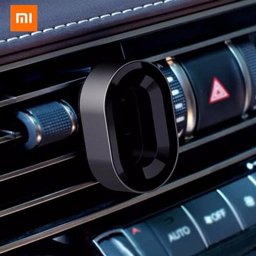 Xiaomi Car air outlet aromatherapy Hollow design double quick fragrance with free 3pcs Replacement core two colors for you