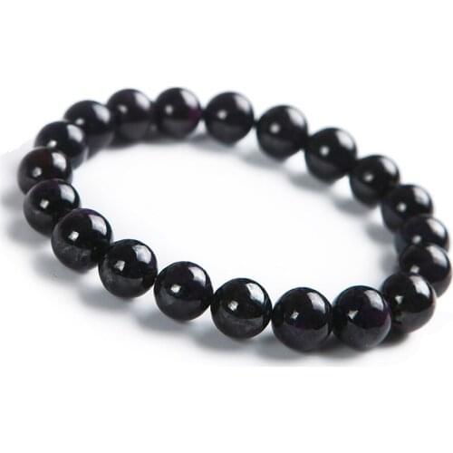 10mm Natural Genuine Purple Sugilite Gem Stone Crystal Round Beads Stretch Charm Bracelets For Women