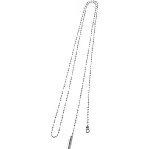 1/2Pcs Replacement Ceiling Fan Light Lamp Switch Chain Lighting Accessories (Silver)