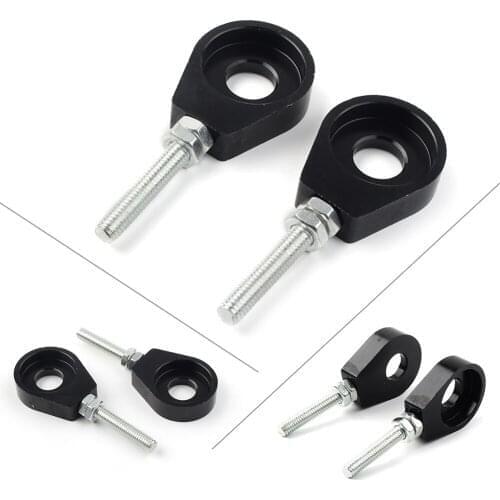 1Pair Black 12mm Chain Adjuster Block Tensioner For Pit Quad Dirt Bike ATV CRF50