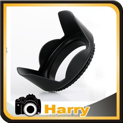 2pcs 58mm Flower Petal Lens Hood For Canon 450d 550 500d 600d 700d 18-55 Screw Spiral 58 mm DSLR Camera
