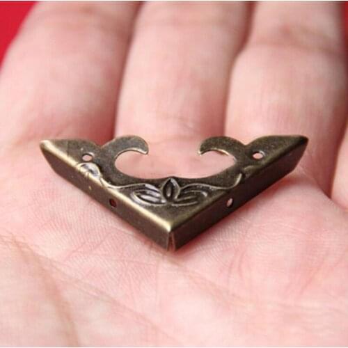 8PCS Corner Collision Avoidance Protector Guard Retro Metal Book Photo Album Menu Scrapbooking Gift box Decorative