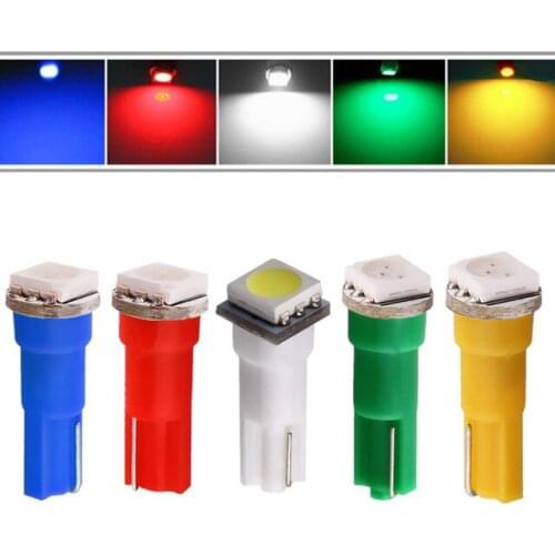 Automobile Led Instrument Lamp T5 Highlight 1smd Driving Table Lamp Three Chip Interior Light Reading Lamp Led Lights for Car