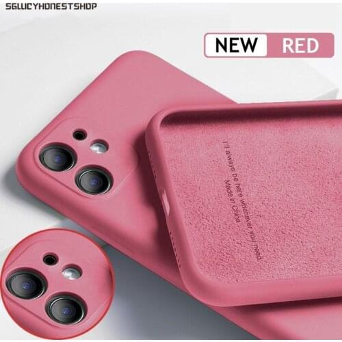 For iPhone 11 12 Pro SE 2 Case Luxury Original Silicone Full Protection Soft Cover For iPhone X XR 11 XS Max 7 8 6 6s Phone Case