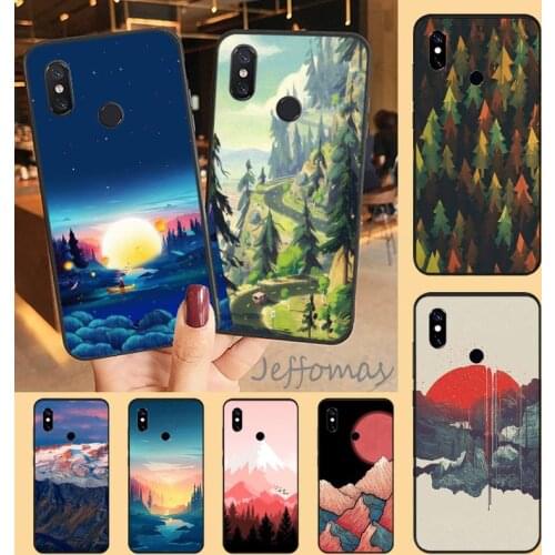 Retro Art Minimalist painting Phone Case For Xiaomi Redmi note 7 8 9 t max3 s 10 pro lite coque shell cover funda