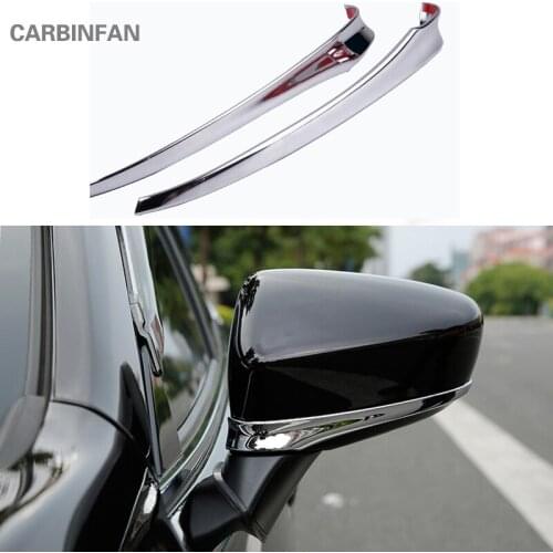 For Mazda 6 Atenza 2014- 2018 Rearview mirror Decorative Trim Door side Rearview mirror covers anti-collision strip Trim Sticker