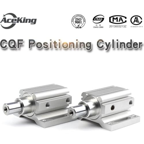 Engraving machine automatically upper and lower positioning cqf40-30-l25 aircraft cylinder with bracket positioning cylinder