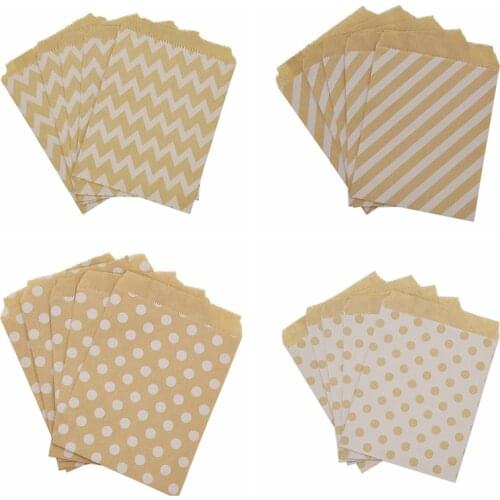 Kraft Paper Bags,Favour bags, treat bags,gift wrapping bag, baked goods bag,Pastry Tool Wrapping Wedding Party Supple 13x18cm