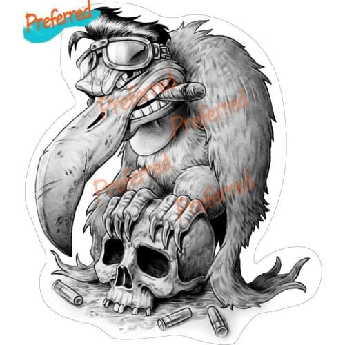 Mandalorian Skull Fashion Car Sticker Boba Fett Automobiles Motorcycles Helmet Laptop Accessories PVC Decal High Quality Vinyl