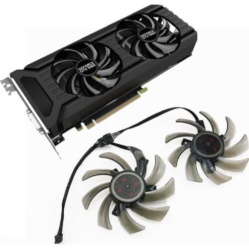 NEW 85MM FDC10H12S9-C GA91S2U For Palit GeForce GTX 1070 Ti 1070 1060 1080 GTX1060 Dual Graphics Card 4Pin Cooler Fan Replace
