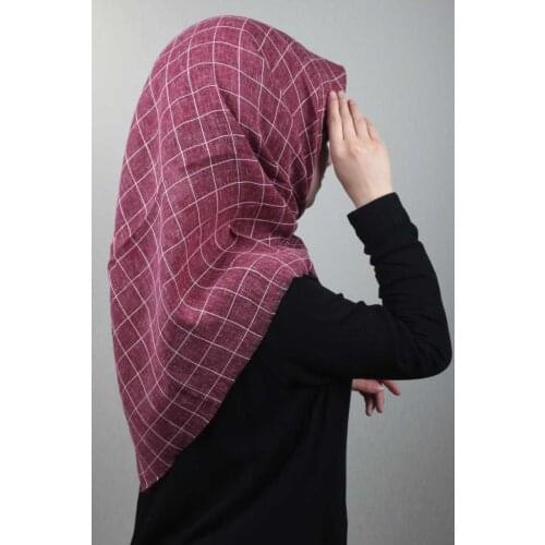 POLOİST PATTERNED MUNICH LINEN SCARF-DESEN-02-RENK-06