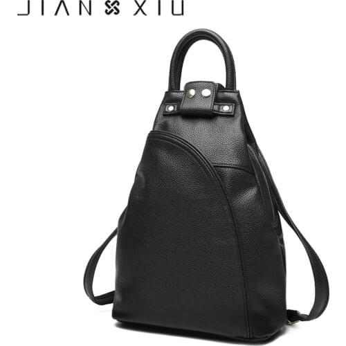JIANXIU Backpack Mochila Feminina Mochilas School Bag Pu Leather Backpacks Women Bag Multi-functional Mochilas Mujer Bagpack Bag