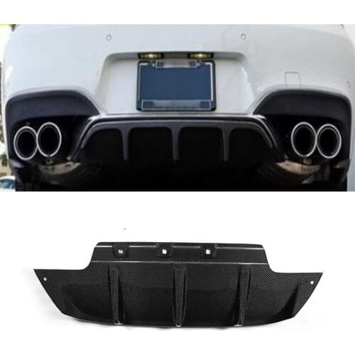 Carbon Fiber Rear Bumper Diffuser Lip Spoiler for BMW 6 Series F12 F13 F06 M6 Bumper 2012 - 2017 Black FRP