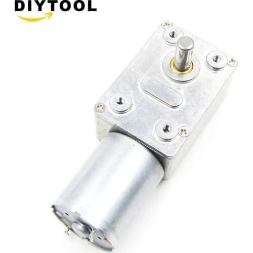 Turbo Worm Gear Motor JGY-370 High Torque 12V DC Motor 12 Volt Reducer Micro Electric Motor 24v Self-lock