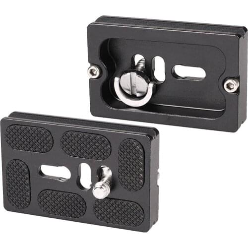 Universal PU60 Metal Quick Release Plate Camera Tripod Adapter Mount Plate Board for Benro Arca Swiss Tripod Ballhead