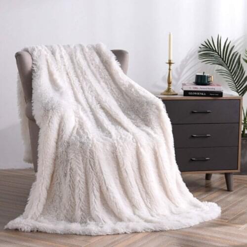Thicken Weighted Plush Blanket Spring Autumn Winter Wearable Adult Children Blankets King Size Fur Warm Throw Blanket Soft Comfy