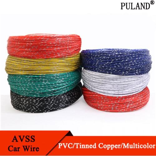 10 Meters 22 20 18 16 14AWG AVSS Car Modified Wire Speaker Audio Cable OFC Oxygen-free Pure Copper Twisted Pair Power Cord Line