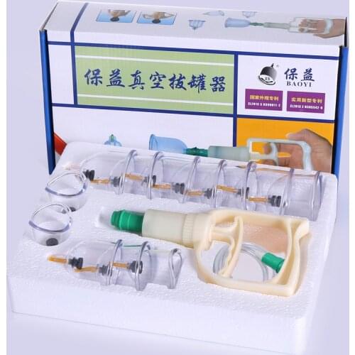 12 pcs household Vacuum cupping device acupuncture body masage therapy suction cups