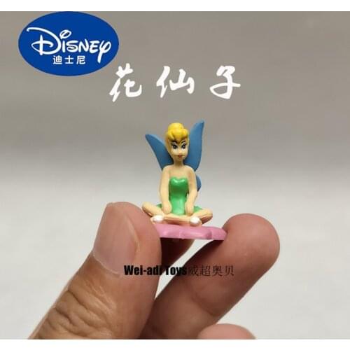 36 pieces 3cm Disney fairy princess cake decoration girl toy Mini Doll model decoration toy