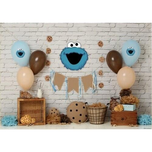 7X5Ft Photography Background Balloon Happy Party Theme Farmhouse Style Photo Studio Background Cloth for Party Photo