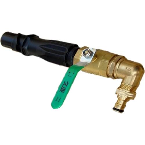 90 degree lawn horticultural nozzle adjustable nozzle cooling and humidifying nozzle with ball valve switch
