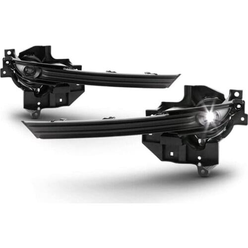 Car Style Front Fog Light Daytime Running Lamp Grille Cover Protector for Mazda CX-5 CX5 2017-19 Accessories