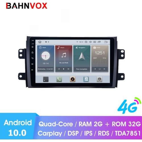 9" android 10.0 RAM 2G car gps dvd player for SUZUKI SX4 2006 2012 car radio multimedia navigation stereo head unit dsp