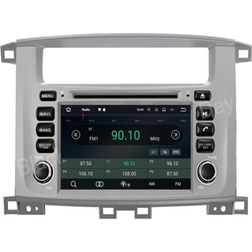 IPS DSP 8 Core 4 RAM 2 Din Android10 car multimedia dvd player GPS for TOYOTA LAND CRUISER 100 1998-2007 / LC 100 / Lexus LX 470