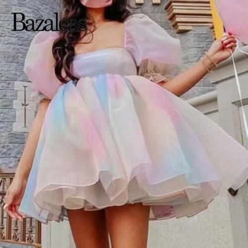 Цветные летние платья Bazaleas China At AliExpress