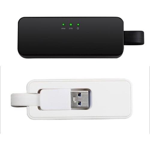 Realtek RTL 8156B chipset USB 3.0 Ethernet adapter network card 2500Mbps 2.5G RJ45 Lan adapter for Win7 / Win8 / Win10 laptop