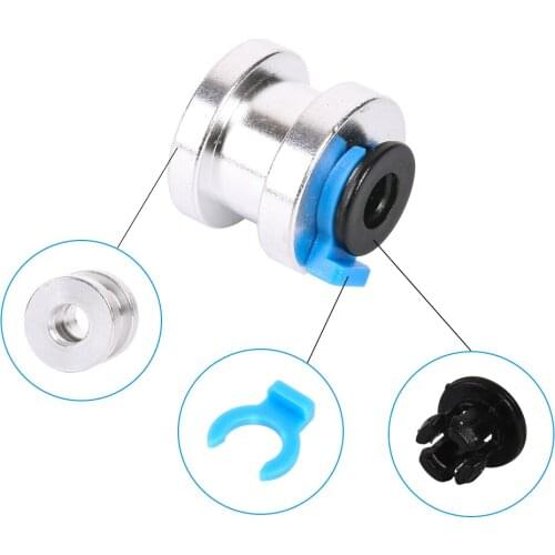 Aluminum Alloy Bowden Extruder 1.75MM Adapter 1.75MM Connector For Titan/BMG Extruder Dual Drive Extruder