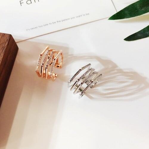 Japan And Korea Individuality And Trendy Party Fashion Travel Rings For Women Wedding Trendy Jewelry Adjustable Rings For Women