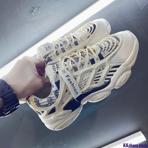 Men Casual Shoes New Lace-up Classic Trend Shoes Men Fashion Sneakers Outdoor Fitness Men Vulcanize Shoes Non-slip Damping Shoes
