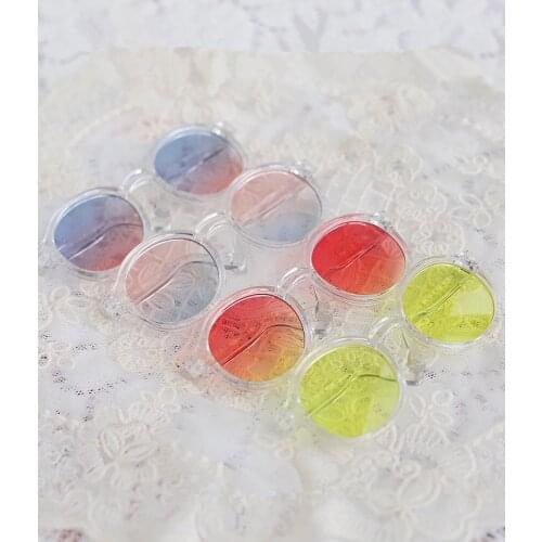 Blythes size doll with 20cm cotton doll clothing accessories accessories photo props transparent gradual glasses