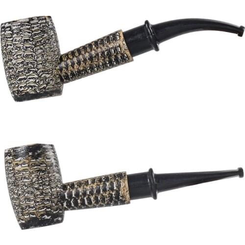 Corn Cob Material Tobacco Pipes Smoking Pipe Fill Sepiolite powder Cigarette Holder Good Heat Dissipation Mouthpiece Accessories