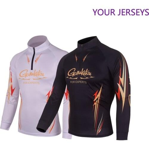 Men Fishing Clothing Gamakatsu Long Sleeve Breathable Fishing Shirts Anti UV Quick-Drying Cycling Hiking Clothes Camisas DAIWA