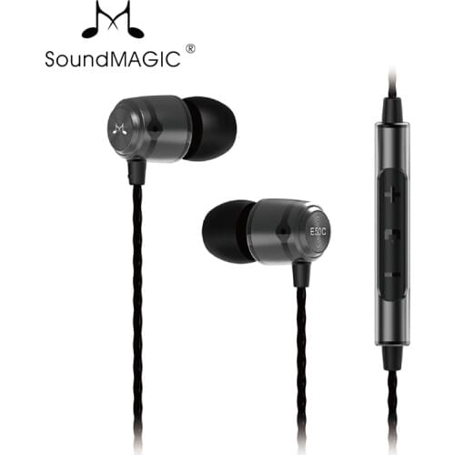 SoundMAGIC E50C In Ear Earphones with Mic Wired Big Bass HiFi Stereo Earbuds