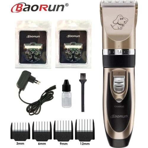 P2 Professional Grooming Kit Rechargeable Pet Cat Dog Hair Trimmer High Quality Electrical Clipper Shaver Set Haircut Machine