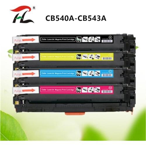 Compatible toner cartridge CB540A CB541A CB542A CB543A 125A for HP laserjet 1215 CP1215 CP1515n CP1518ni CM1312 printer
