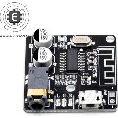 VHM-314 Mini Bluetooth 5.0 Audio Receiver Module MP3 Lossless Decoder Board 3.7-5V Wireless Stereo Music Stereo Output Amplifier