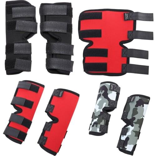 1 Pair Pet Knee Pads Dog Support Brace Protector Soft for Leg Hock Joint Wrap HFing